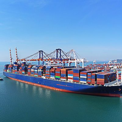 aerial-top-view-containers-ship-